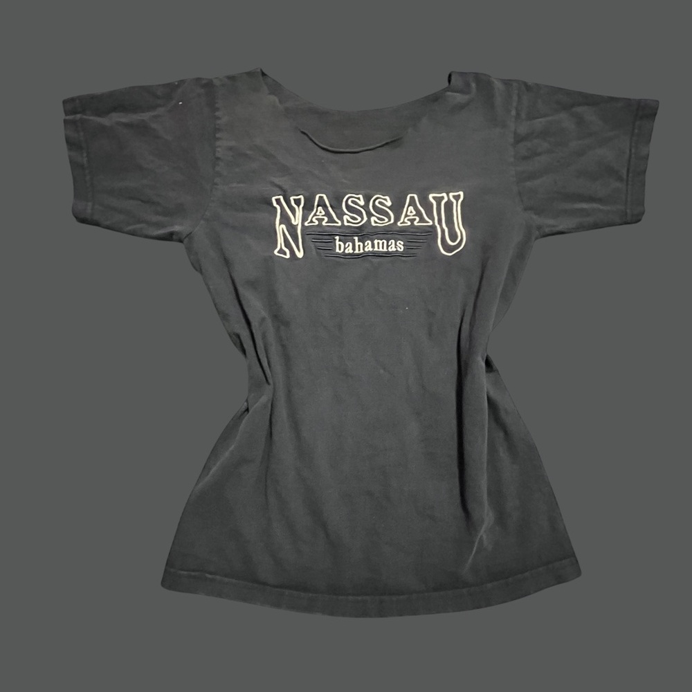 Nassau Bahamas Vintage Women's Dark Blue T-Shirt
